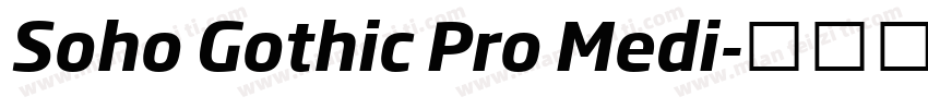 Soho Gothic Pro Medi字体转换